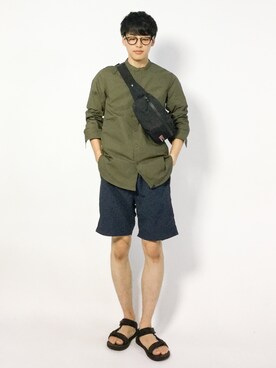 「Burner（バーナー）のアイテム」を使った、togiさん（メンズ・170cm）の夏コーディネート