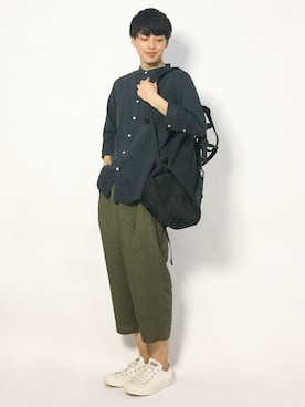 「SHIPS JET BLUE（シップスジェットブルー）のアイテム（パンツ）」を使った、togiさん（メンズ・170cm）の夏コーディネート
