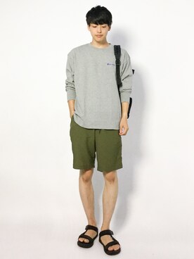 「カーキパンツ」｜togiさん（メンズ・170cm）の夏コーディネート