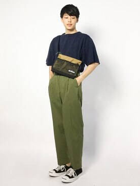 「カーキパンツ」｜togiさん（メンズ・170cm）の夏コーディネート