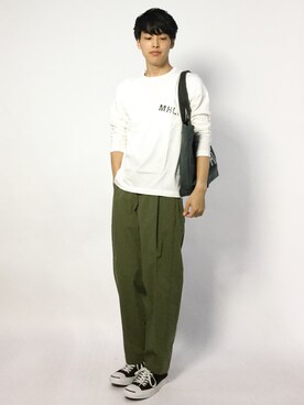 「カーキパンツ」｜togiさん（メンズ・170cm）の夏コーディネート