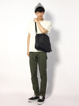 「カーキパンツ」｜togiさん（メンズ・170cm）の夏コーディネート