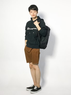 「フェスコーデ」｜「アイテム（パーカー）」を使った、togiさん（メンズ・170cm）の夏コーディネート
