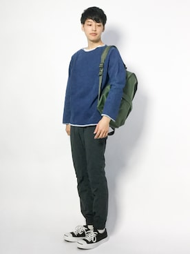 「A.P.C.（アーペーセー）のアイテム（バッグ）」を使った、togiさん（メンズ・170cm）の秋コーディネート