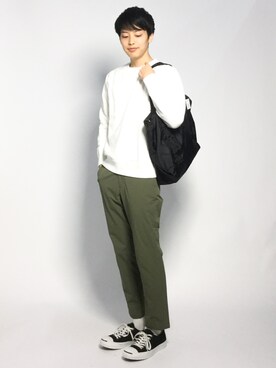 「カーキパンツ」｜togiさん（メンズ・170cm）の秋コーディネート