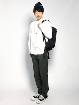 「カーキパンツ」｜togiさん（メンズ・170cm）の秋コーディネート