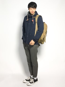 「FREAK'S STORE（フリークスストア）のアイテム（バッグ）」を使った、togiさん（メンズ・170cm）の秋コーディネート