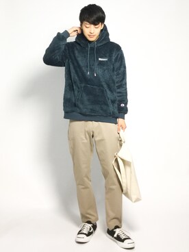 「AZUL by moussy（アズールバイマウジー）のアイテム」を使った、togiさん（メンズ・170cm）の秋コーディネート