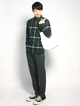 「SHIPS JET BLUE（シップスジェットブルー）のアイテム（トップス）」を使った、togiさん（メンズ・170cm）の秋コーディネート