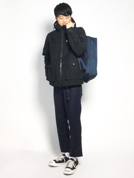 「URBAN RESEARCH Sonny Label（アーバンリサーチサニーレーベル）のアイテム（マウンテンパーカー）」を使った、togiさん（メンズ・170cm）の秋コーディネート