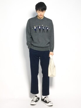 「URBAN RESEARCH Sonny Label（アーバンリサーチサニーレーベル）のアイテム（バッグ）」を使った、togiさん（メンズ・170cm）の秋コーディネート