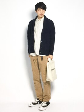 「URBAN RESEARCH Sonny Label（アーバンリサーチサニーレーベル）のアイテム（バッグ）」を使った、togiさん（メンズ・170cm）の秋コーディネート