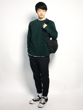 「FREAK'S STORE（フリークスストア）のアイテム（バッグ）」を使った、togiさん（メンズ・170cm）の秋コーディネート