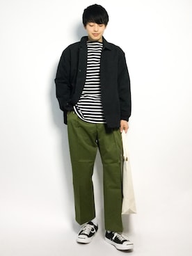 「orcival」｜「アイテム（ナイロンジャケット）」を使った、togiさん（メンズ・170cm）の秋コーディネート