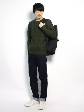 「FREAK'S STORE（フリークスストア）のアイテム（バッグ）」を使った、togiさん（メンズ・170cm）の秋コーディネート