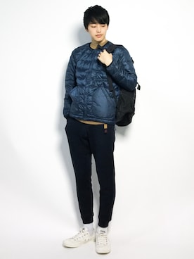 「URBAN RESEARCH（アーバンリサーチ）のアイテム（ダウンジャケット/コート）」を使った、togiさん（メンズ・170cm）の秋コーディネート