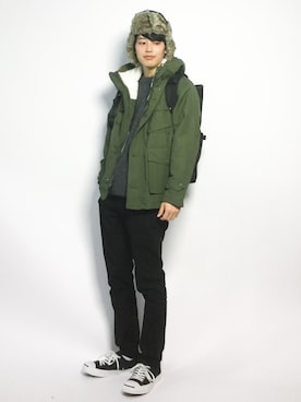 「ROTHCO（ロスコ）のアイテム（帽子）」を使った、togiさん（メンズ・170cm）の秋コーディネート