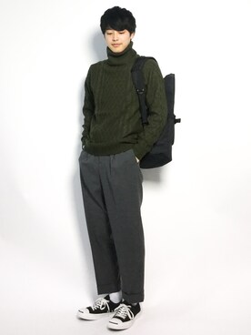 「FREAK'S STORE（フリークスストア）のアイテム（バッグ）」を使った、togiさん（メンズ・170cm）の秋コーディネート