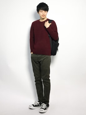 「BEN DAVIS（ベンデイビス）のアイテム（バッグ）」を使った、togiさん（メンズ・170cm）の秋コーディネート
