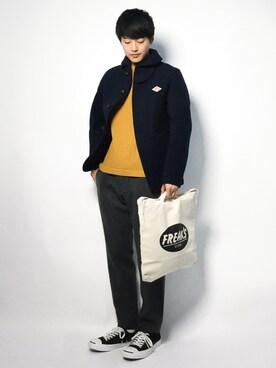 「FREAK'S STORE（フリークスストア）のアイテム（バッグ）」を使った、togiさん（メンズ・170cm）の秋コーディネート