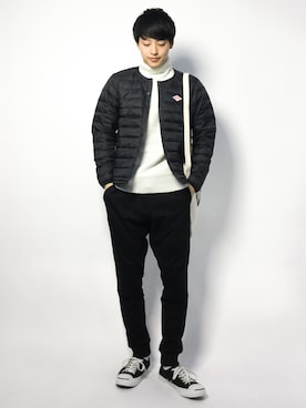 「L.H.P（エルエイチピー）のアイテム（ニット/セーター）」を使った、togiさん（メンズ・170cm）の秋コーディネート