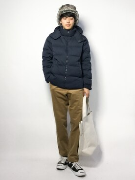 「BACK NUMBER（バックナンバー）のアイテム（ダウンジャケット/コート）」を使った、togiさん（メンズ・170cm）の秋コーディネート