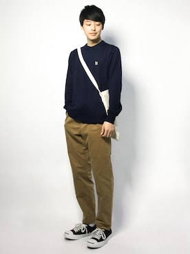 「FREAK'S STORE（フリークスストア）のアイテム（バッグ）」を使った、togiさん（メンズ・170cm）の秋コーディネート