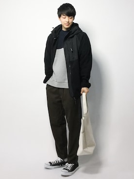「CASPER JOHN AIVER（キャスパージョンアイバー）のアイテム」を使った、togiさん（メンズ・170cm）の冬コーディネート
