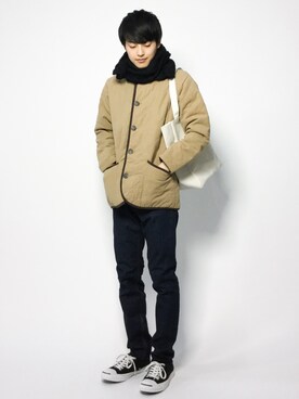 「SEVENDAYS=SUNDAY（セブンデイズサンデイ）のアイテム（ジャケット/アウター）」を使った、togiさん（メンズ・170cm）の冬コーディネート