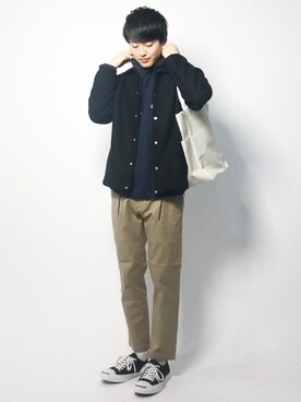 「STUDIOUS（ステュディオス）のアイテム（ブルゾン）」を使った、togiさん（メンズ・170cm）の冬コーディネート