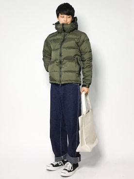 「orslow」｜「アイテム（ダウンジャケット/コート）」を使った、togiさん（メンズ・170cm）の冬コーディネート