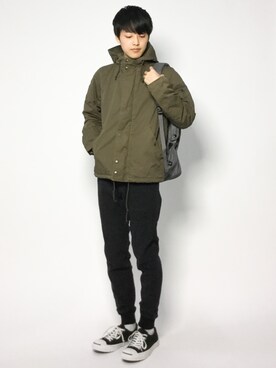 「afecta（アフェクタ）のアイテム（バックパック/リュック）」を使った、togiさん（メンズ・170cm）の冬コーディネート