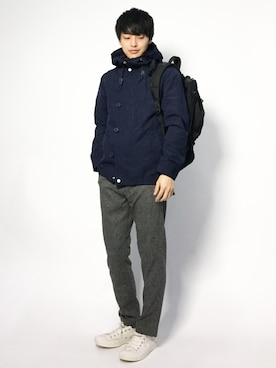 「SEVENDAYS=SUNDAY（セブンデイズサンデイ）のアイテム（ジャケット/アウター）」を使った、togiさん（メンズ・170cm）の冬コーディネート