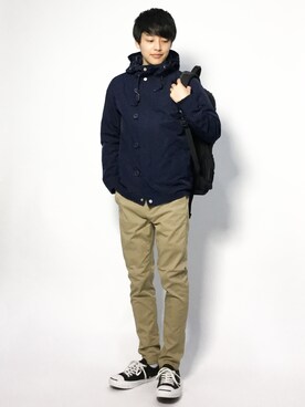「SEVENDAYS=SUNDAY（セブンデイズサンデイ）のアイテム（ジャケット/アウター）」を使った、togiさん（メンズ・170cm）の冬コーディネート
