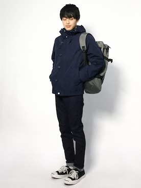「SEVENDAYS=SUNDAY（セブンデイズサンデイ）のアイテム（ジャケット/アウター）」を使った、togiさん（メンズ・170cm）の冬コーディネート