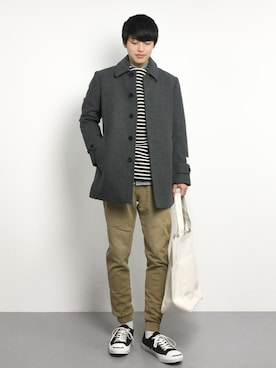 togiさん（メンズ・170cm）の冬コーディネート