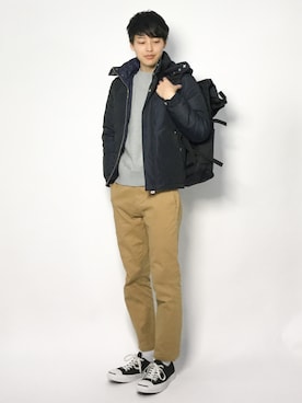 togiさん（メンズ・170cm）の冬コーディネート