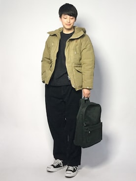 「A.P.C.（アーペーセー）のアイテム（バッグ）」を使った、togiさん（メンズ・170cm）の冬コーディネート