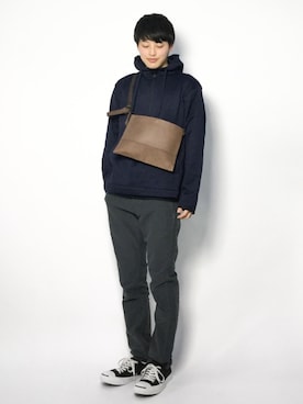 「FREAK'S STORE（フリークスストア）のアイテム（バッグ）」を使った、togiさん（メンズ・170cm）の冬コーディネート