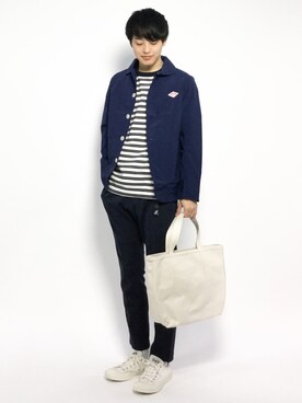 「グラミチ」｜「アイテム（カバーオール）」を使った、togiさん（メンズ・170cm）の冬コーディネート