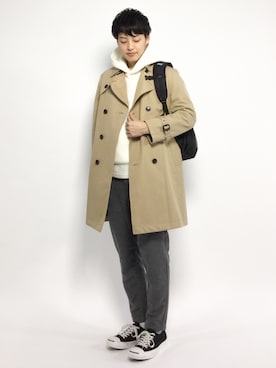 「URBAN RESEARCH Sonny Label（アーバンリサーチサニーレーベル）のアイテム（バッグ）」を使った、togiさん（メンズ・170cm）の冬コーディネート