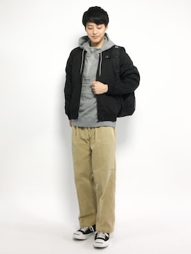 「HELLY HANSEN(ヘリーハンセン)のアイテム」を使った、togiさん(メンズ・170cm)の冬コーディネート