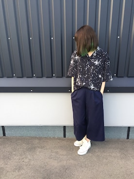 「Confirm（コンファーム）のアイテム」を使った、コンファーム・イルズ 新小松さん（レディース・154cm）の夏コーディネート