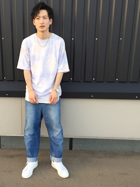 「Confirm（コンファーム）のアイテム」を使った、コンファーム・イルズ 新小松さん（メンズ・175cm）の夏コーディネート