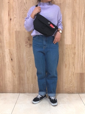 「ラベンダー」｜tamaさん（レディース・154cm）の冬コーディネート