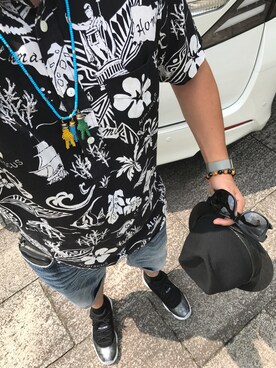 「PRPS（ピーアールピーエス）のアイテム」を使った、sneakermafia777さん（メンズ・171cm）の夏コーディネート