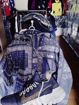 「フォロバ」｜「アイテム（マウンテンパーカー）」を使った、sneakermafia777さん（メンズ・173cm）の秋コーディネート
