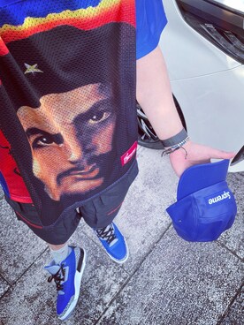 「府中市」｜sneakermafia777さん（メンズ・173cm）の夏コーディネート