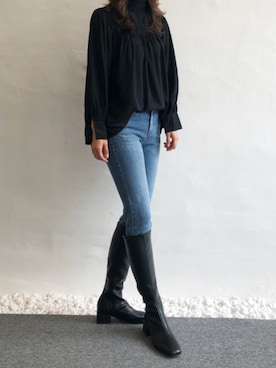 黒いブーツ のレディース人気ファッションコーディネート Wear