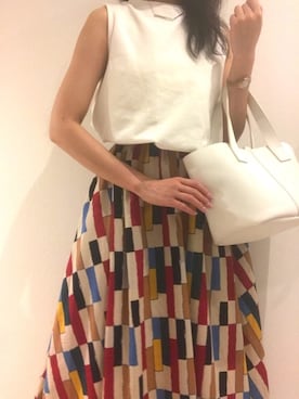 「アイテム（イヤリング）」を使った、Disberryさん（レディース・159cm・20代）の夏コーディネート